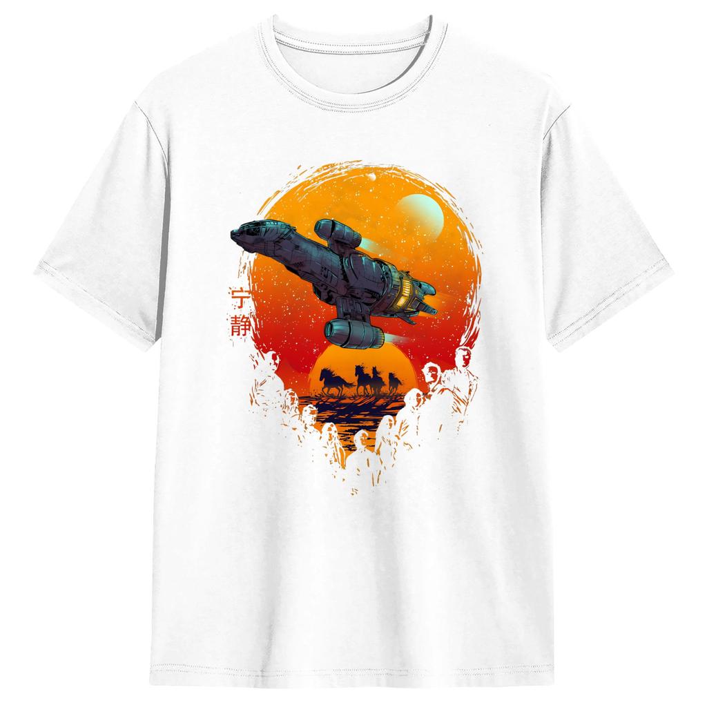 Firefly Serenity Cant Take The Sky From Me Unisexs T Shirts  Novelty Tees Short Sleeve Round Collar TShirts Pure Cotton Clothes