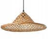 BOHO Ceiling Hanging Lamp with Bamboo Shade, Natural, Large, 40cm E27
