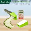 Cucumber Slicer & Peeler: Beauty Curler, Thin Skin Cutter, Moisturizing Mask Tool, Pencil Sharpener