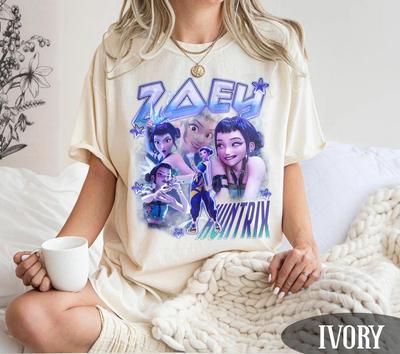 Camiseta Gráfica Zoey Huntrix Kpop Cazadores de Demonios Vintage Oversized Camiseta Algodón Manga Corta Camisetas Ropa Hombre Mujer