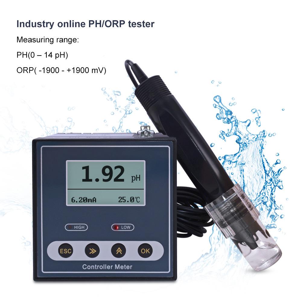 PH-110 Online Industrial pH/ORP Meter for Oxidation-Reduction and Sewage Detection