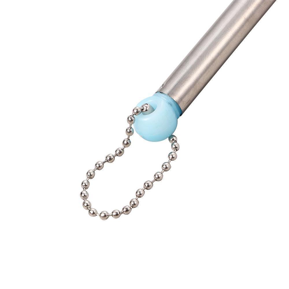 Rückenkratzer aus Edelstahl Teleskopischer Kratzer Rückenkratzer Neuer Massagestab Zuhause