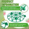 10PCS Melon Cradle Pumpkin Watermelon Stand Plastic Garden Plant Support for Squash Cantaloupe Strawberry Fruit Holder