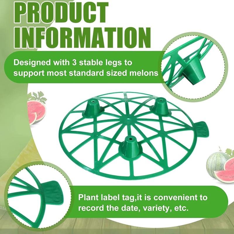 10PCS Melon Cradle Pumpkin Watermelon Stand Plastic Garden Plant Support for Squash Cantaloupe Strawberry Fruit Holder