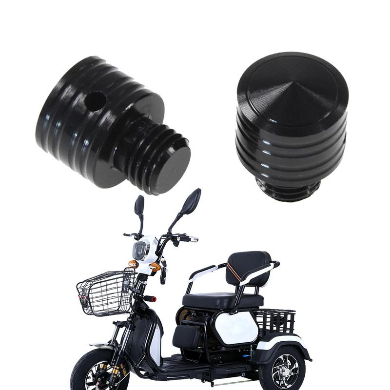 Universal M10 Motorcycle Side Mirror Adapter Screw 2pcs Bike Rear View Mirror Adapter Clockwise Bolt Thread Changing Parts