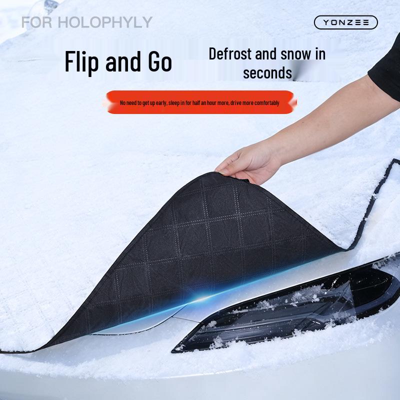 Tesla Model Y/3 Windshield Snow & Frost Cover, Winter Anti-freeze Protection