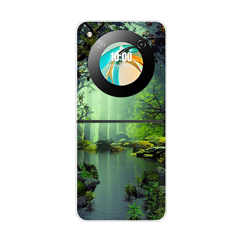 Etui na ZTE Nubia Flip Flip2 Luksusowe Modne Pokrowiec Przezroczyste Twarde Etui PC na Telefon Na ZTE Libero Flip Odporne na Wstrząsy Zderzak Obudowa