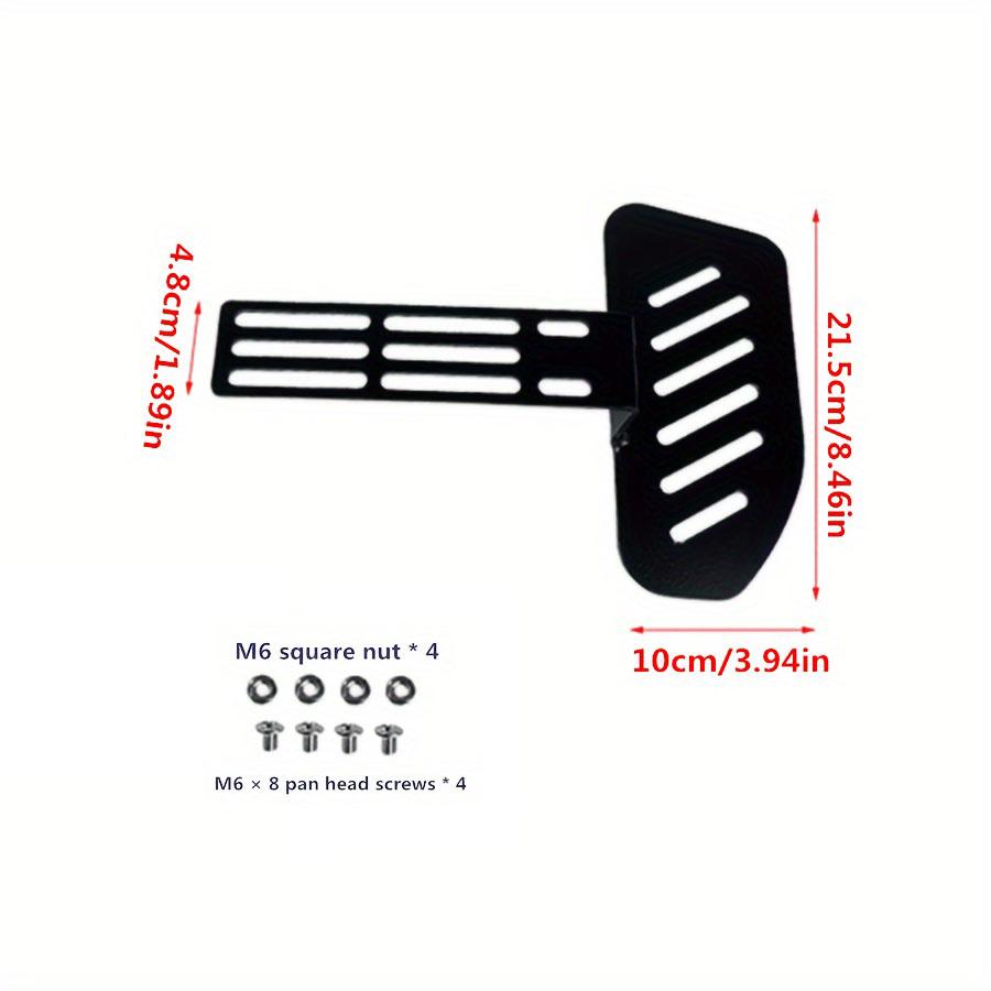 Widen Front Foot Pedal Foot Rest for Motorcycle Electric Scooter Bike Vehicle Modification DIY Set Upgrade Accessories Parts