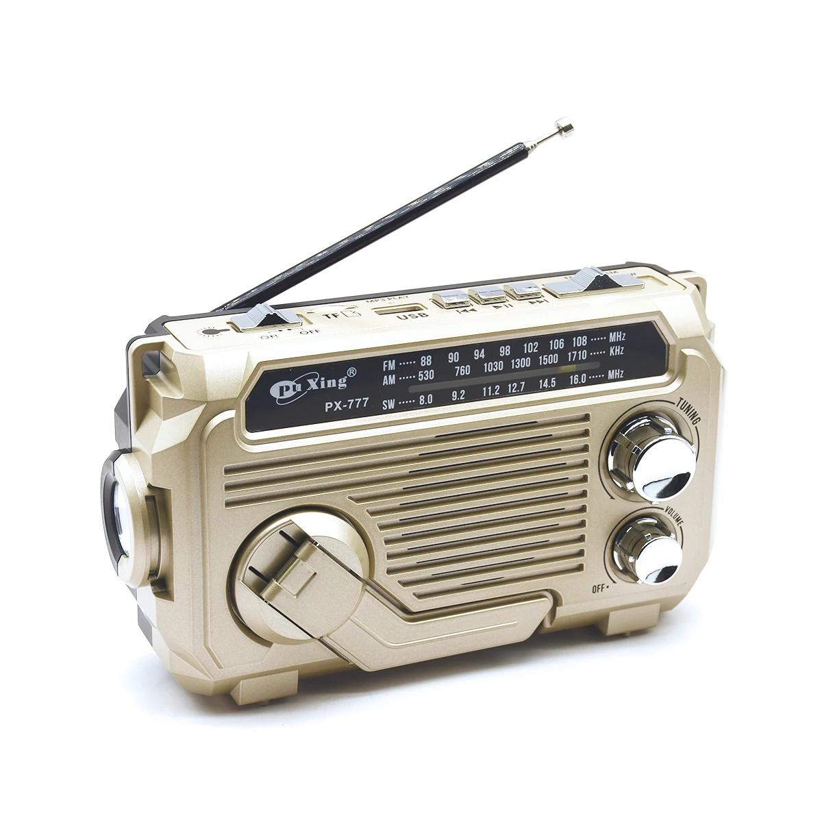 

Портативное AM/FM/SW радио, аварийное радио с солнечной и ручной зарядкой, поддержка USB, TF-карты, многодиапазонное радио 800 мАч со светодиодными фонариками хаки