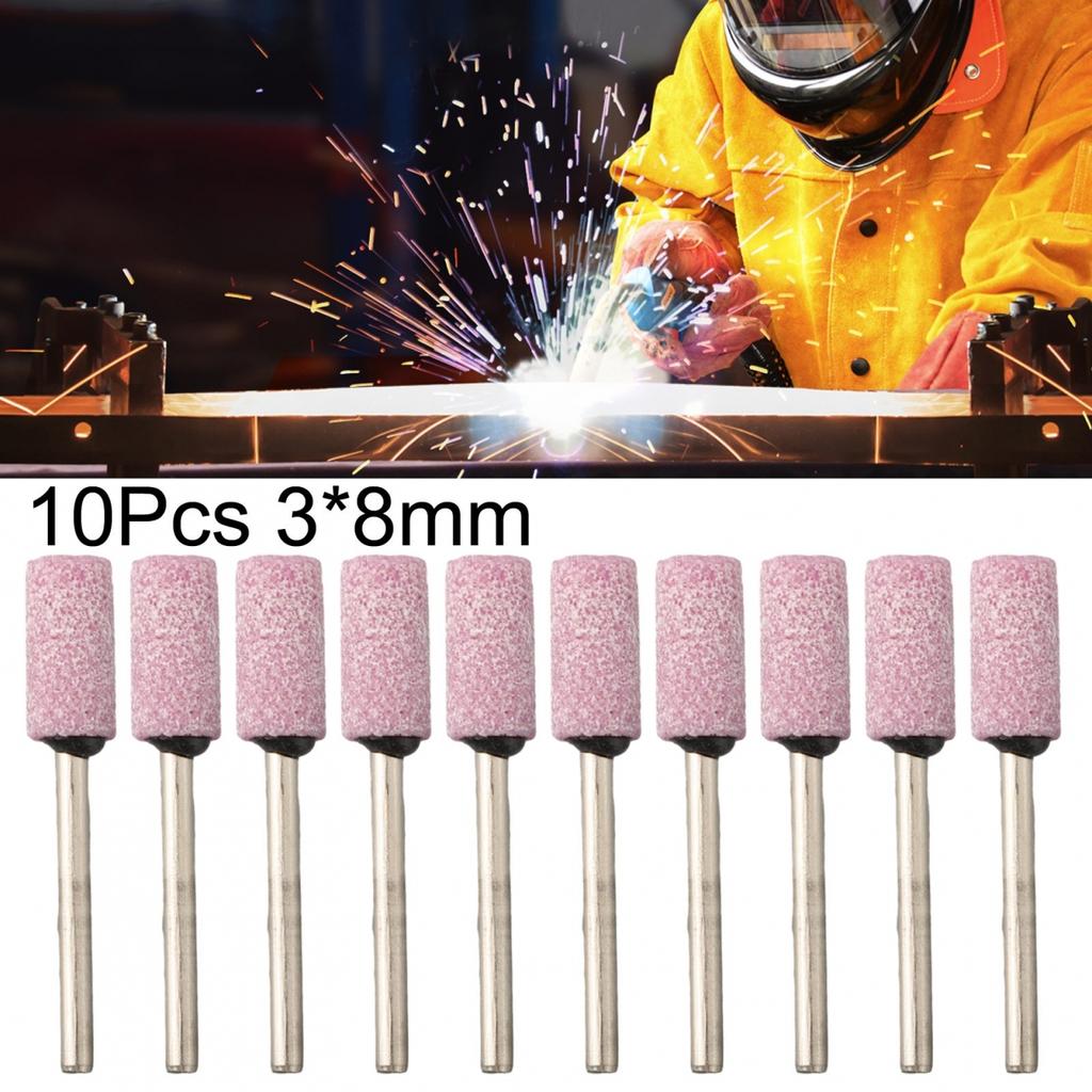 Mounted Stone Flat Head Cylindrical For Rotary Orange