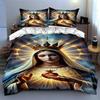 Crowned radiant figure. Bedding Duvet cover sets Duvet covers Pillowcases gifts (1 * Duvet Cover 2 * Pillowcases, without duvet insert)