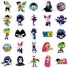 50Pcs Cartoon Teen Titans Go Stickers DIY Stickers Scrapbooking Phone Luggage Skateboard Decorative Waterproof Graffiti Decals