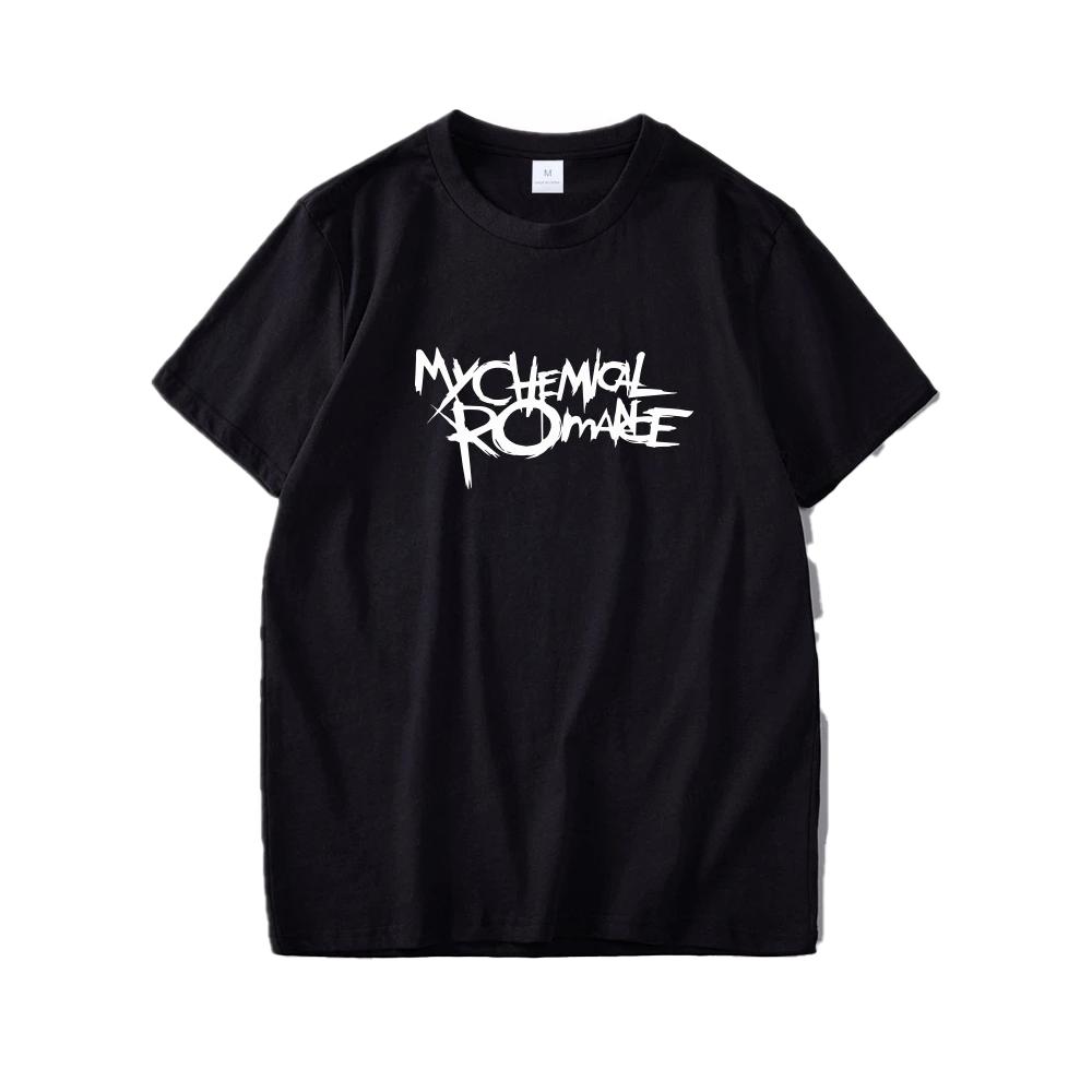 My Chemical Romance T Shirt women Fashion T-shirts Cool Hip Hop men Tshirt casiual Summer Vintage Anime Unisex Oversized Top Tee
