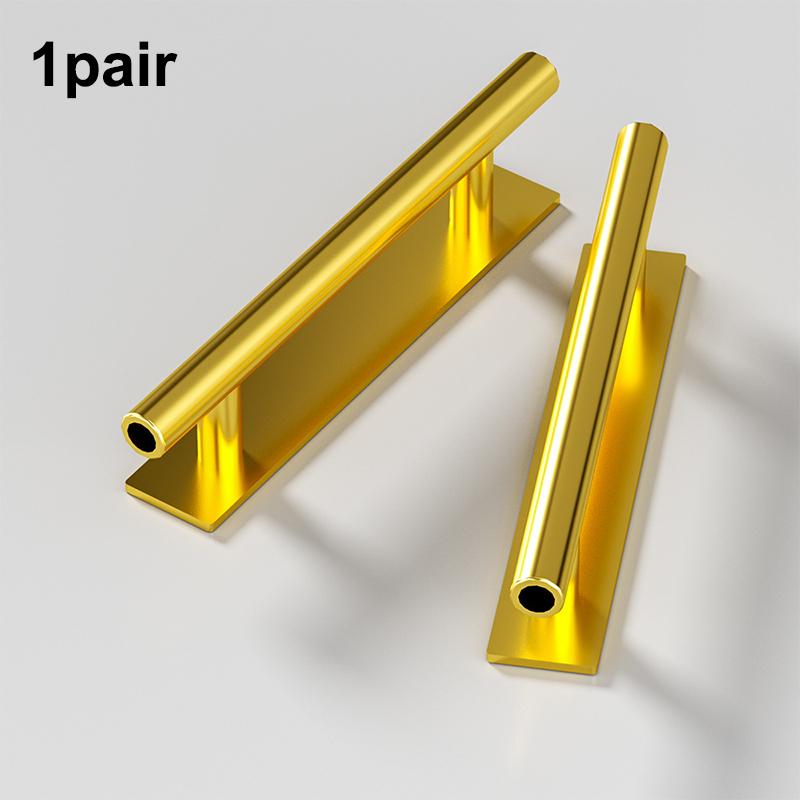 2Pcs Abs Door Handle Self-Adhesive Punch-Free Door Knob Wardrobe Cabinet Drawer Cupboard Handlebar Home Furniture Hardware
