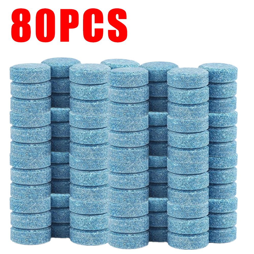 1-200PCs Solid Car Windshield Cleaners Effervescent Tablets Windscreen Window Glass Dust Wiper Car Wash Tool Car Accessories