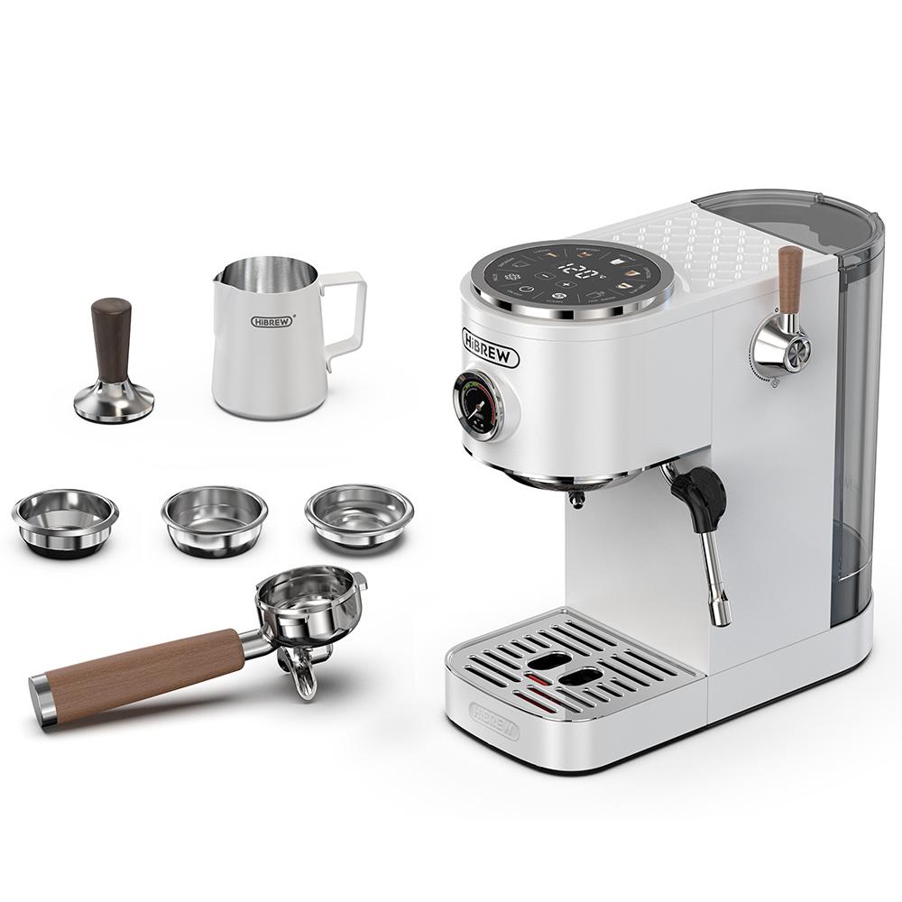 HiBREW H13 Dual Boiler Espresso Machine With Touchscreen,Multi-Functional Brewing and Hot/Cold Extraction,20 Bar