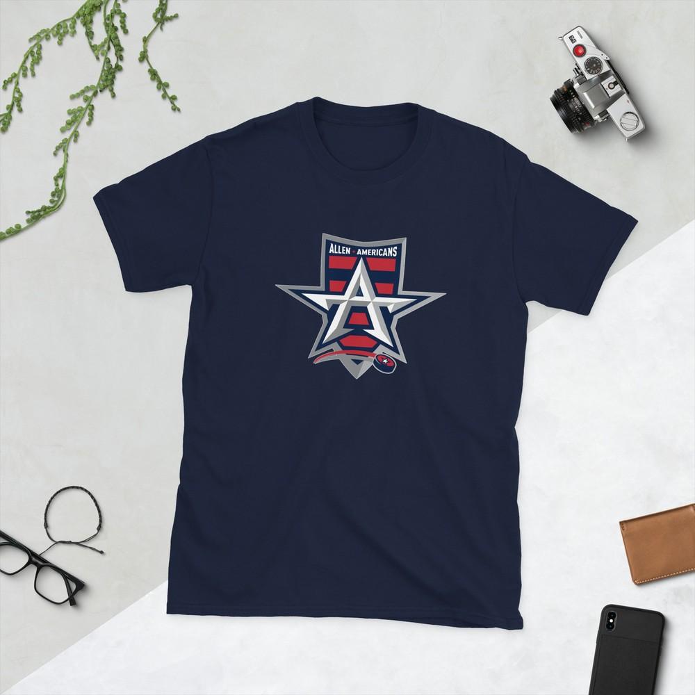 Allen Texas Americans Hockey Team Short-Sleeve Unisex T-Shirt