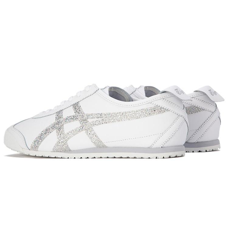 ONITSUKA TIGER Mexico 66 Candy Glitter Series Bianco Argento Puro 1183B415-100