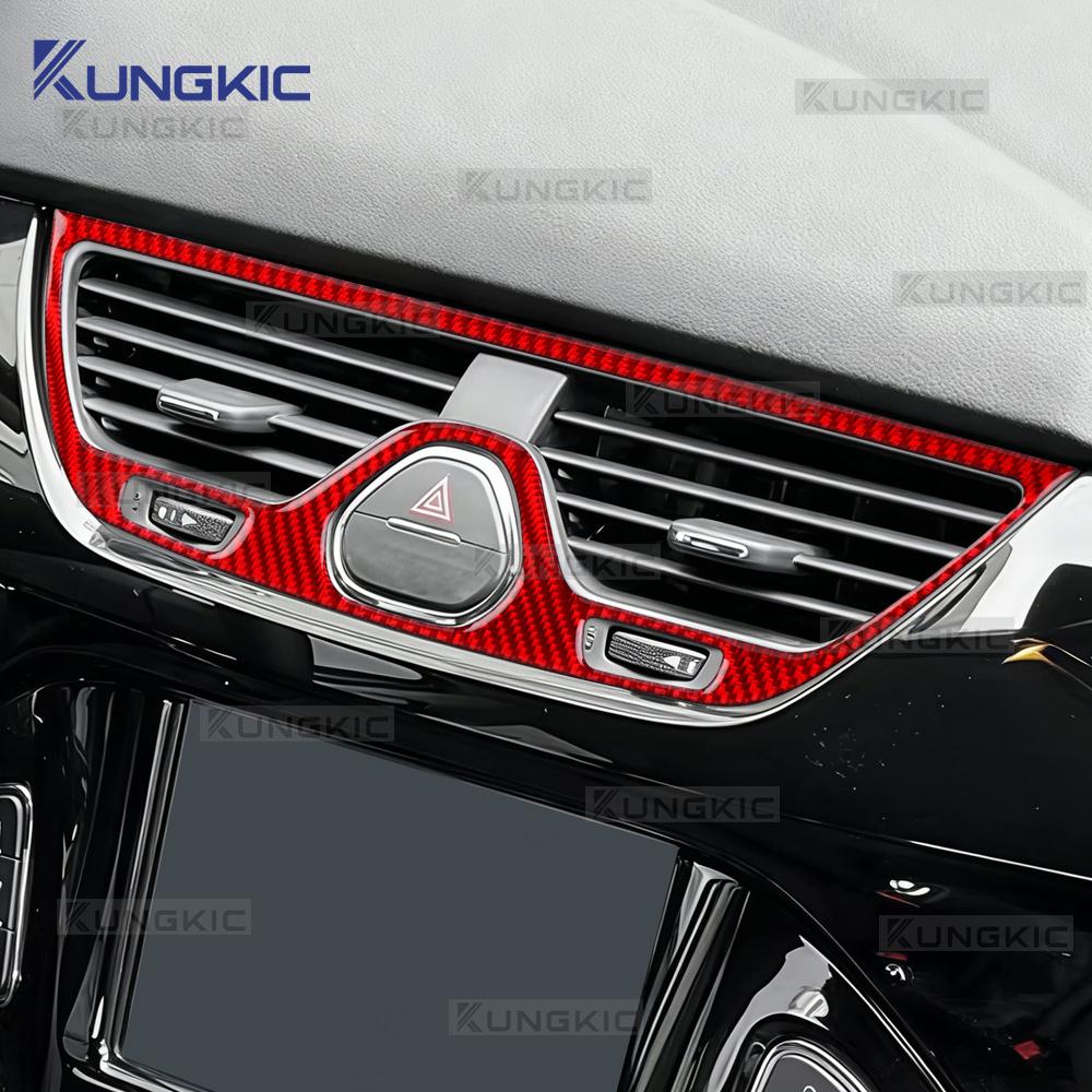 Carbon Fiber Style Interior Sticker for Opel Corsa E X15 2015 2016 2017 2018 2019 LHD RHD Interior Panel