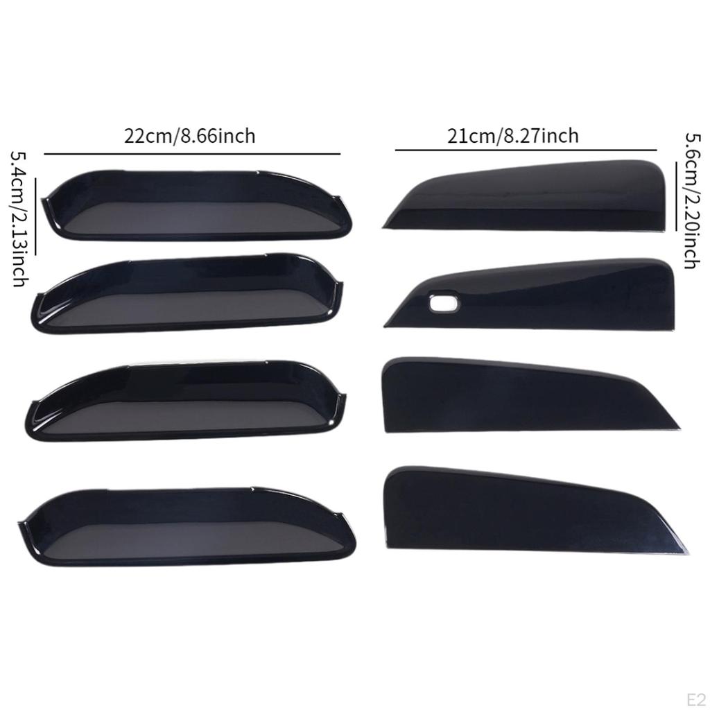 8Pcs Car Door Handle Bowl Stickers Protector Replacement Part Vehicle Component Scratches