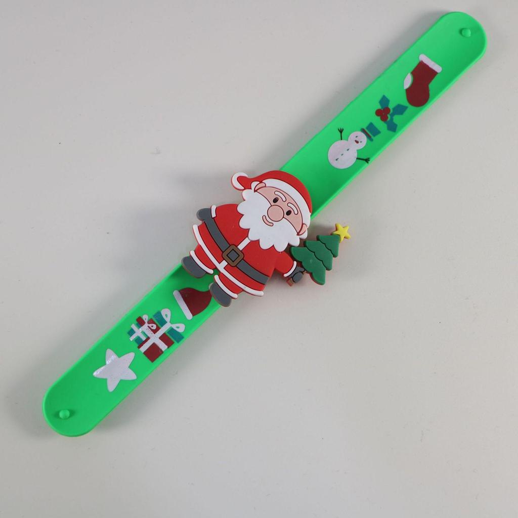 Children's Christmas Snap Bracelet – Holiday Themed Party Toy