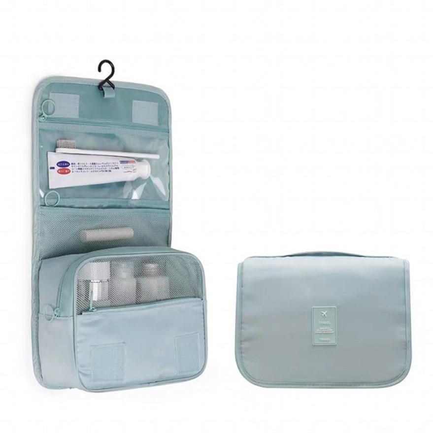Women's Large Capacity Waterproof Travel Makeup Bag with Hook