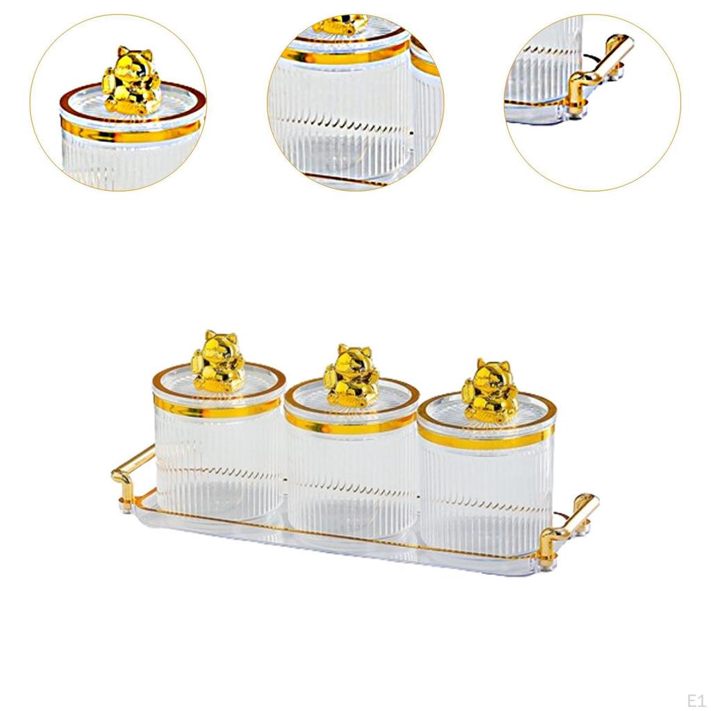 Dried Fruit Plate Multipurpose Snacks Dish Divided Serving Dishes for Party