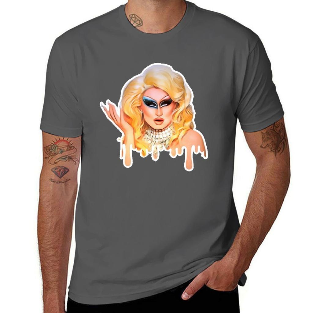 Gottmik Trains For Days Makeup Artwork Tshirt Summer Holiday Casual Tee