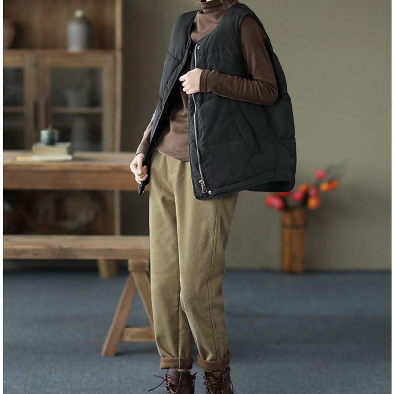 Velvet Thickened Feet Harem Pants Women's Autumn Winter Fashion Slim Trousers