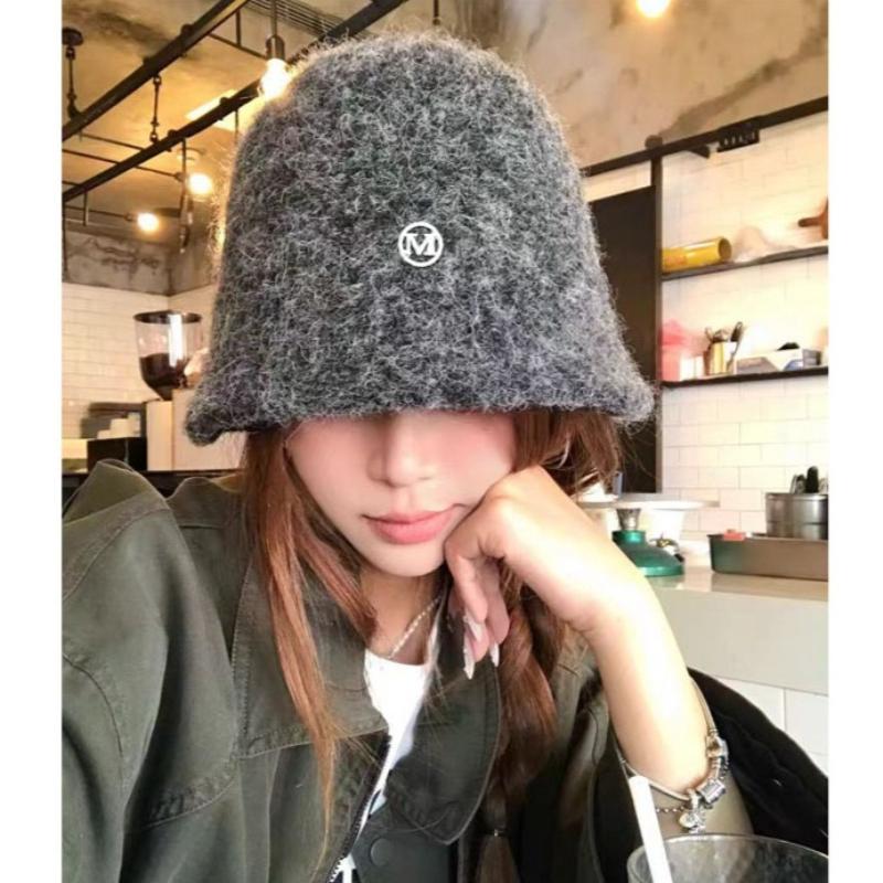 Miękkie filcowe klasyczne wełniane kapelusze typu bucket Hat Kobieta Zimowe ciepłe modne kapelusze rybackie Damskie puszyste kapelusze Panama wszechstronne trendowe kapelusze typu basin Hat