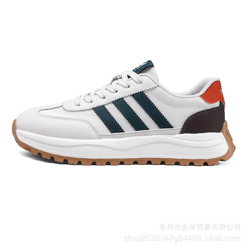 

Three bars, four seasons high-quality rubber and plastic platform mesh Forrest Gump shoes, comfortable sports trendy shoes 44