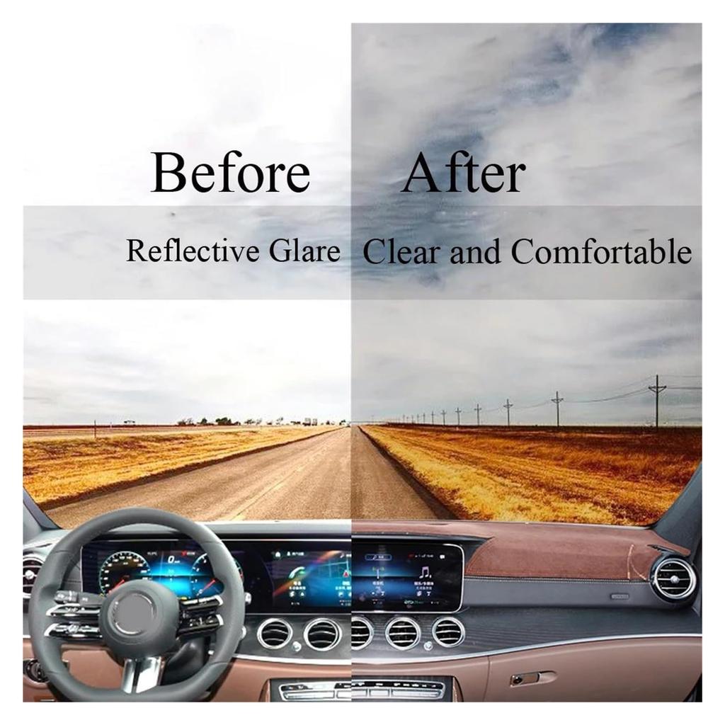 Dashboard Pad for Maserati Ghibli for 2014-2023 Suede Leather Dash Mat Dash Mat Cover