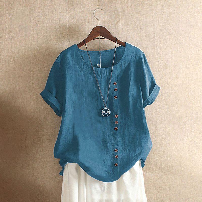 Casual Loose Short Sleeved T-shirt for Women Casual Loose Short Sleeves T-shirt