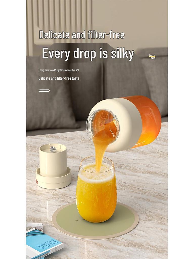 Juicer Cup: Large Capacity, Wireless, Portable, Multifunctional Ice-Crushing Fresh Juice Maker