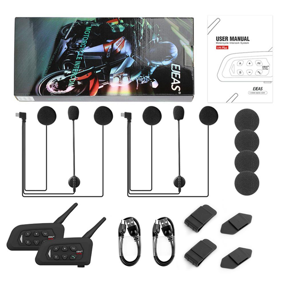 EJ-V6pro+ Motorcycle Helmet Bluetooth Headset Kit