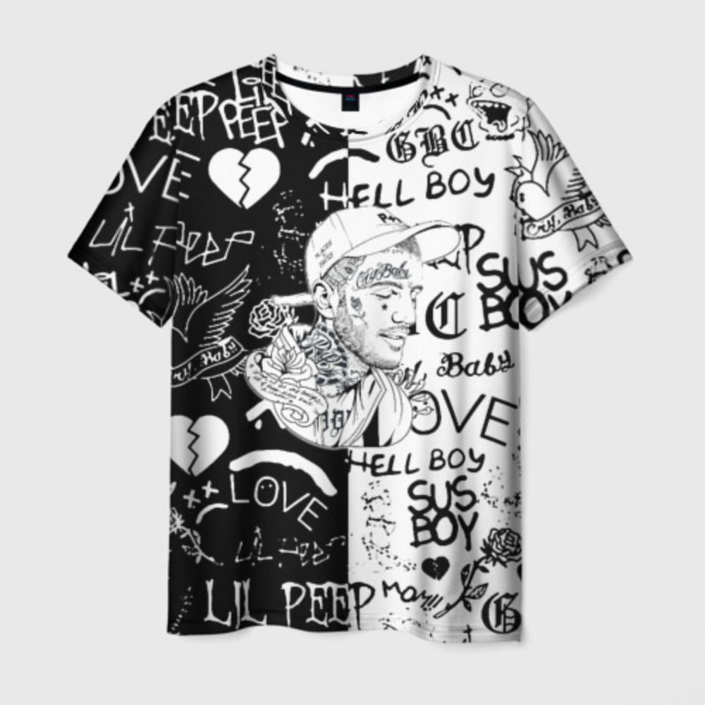 Summer Men's T-shirt Graffiti Art Printed T-shirt Men Women Hip Hop Trend Cool Tee Street Short Sleeve O-Neck Y2k Top