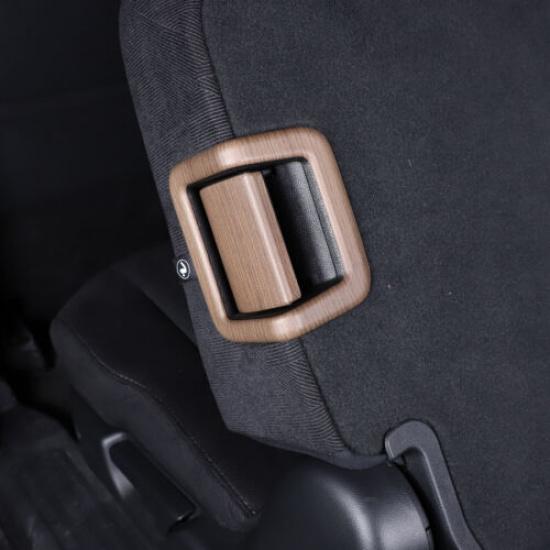 

Wood Grain Second Row Rear Row Down Seats Button Trim For Honda Pilot 2015-22