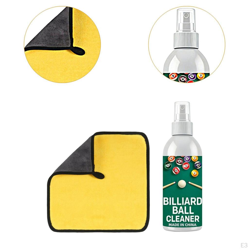 Billiard Ball Cleaner Spray Polishing 100ml Portable Cleaning Mist for Dust Removes