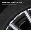·4Pcs Aluminium Car Wheel Hub Styling Stickers Decoration Strip For BMW M Power Performance F10 F31 E36 E39 E87 E90 X3 X5