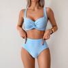 New Bikini Swimwear Western Style, Sexy, High Waisted Two Piece Swimsuit 0858 KTY