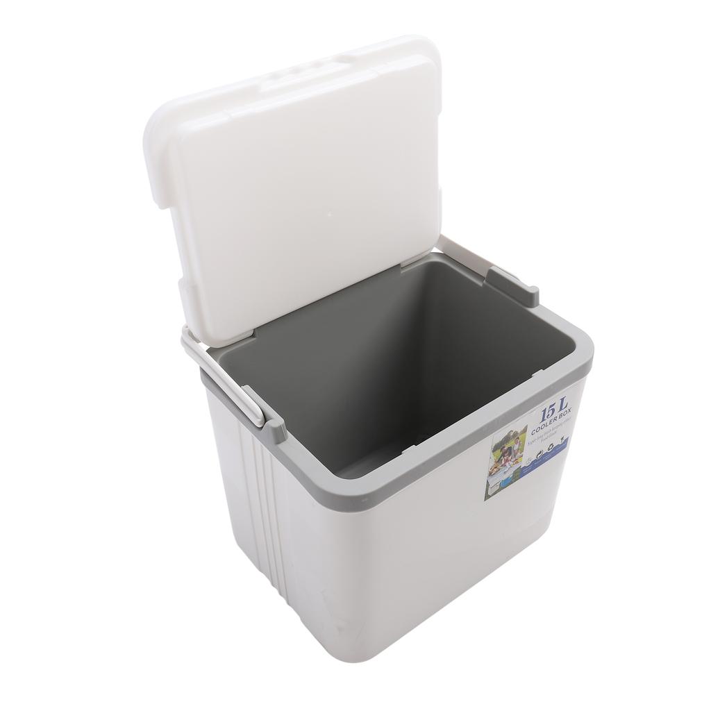15L Insulated Portable Cooler Professional Lasting Cooling Insulation Hard Cooler Box for Outdoor
