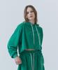 Sac Terry Crop Hoodie Green 4W232Y001