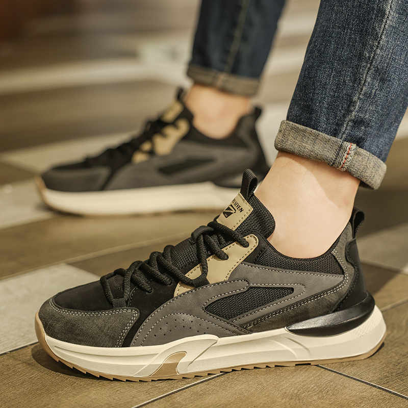 Fashion With Ties Road Shoes Breathable Men Running Flat Sneakers For Mens Sports Vip Trending Products Top Comfort Tenus