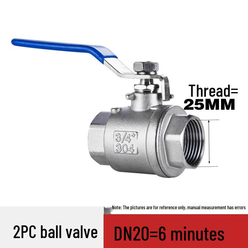 316 Stainless Steel Ball Valve with 304 Hot Melt Double Union PPR, Water Valve Switch, Internal Thread, 1/2 to 1 Inch Household Use