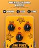 STRICH Jimi Fuzz Guitar Pedal Compact Electric Guitar Mini Fuzz Classic Sound Control True Bypass for Electric Guitar Orange Volume/Tone/Gain