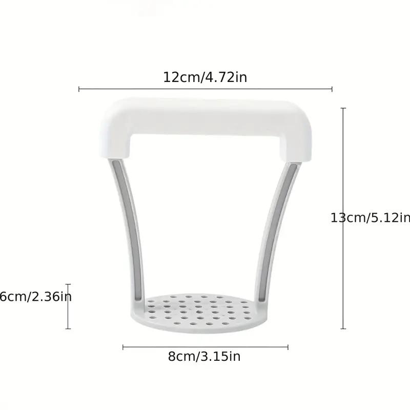 Potato puree mater with horizontal handle, food mater kitchen tool, suitable for purple sweet potatoes, avocados, beans, yams an