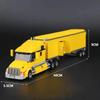 Technical Yellow Freight Transport Truck 60440 Building Block Minifigure Set Vehicle Model Children's Toy Kids Gift