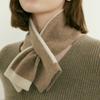 Fashion Women's Cross-Knit Scarf Double-sided Warm Woolen Neckerchief New Cashmere Scarf