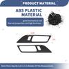 ABS Interior Door Handle Decorative Frame Decoration Cover Sticker Fit For Ford Mustang 2015 Up Interior Accessories