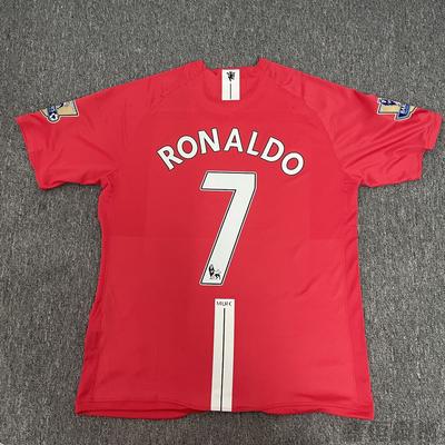 0708 Raudonųjų velnių retro marškinėliai namų aikštės Nr. 7 Ronaldo sirgaliaus versijos Čempionų lygos versijos trumpomis rankovėmis ilgomis rankovėmis futbolo marškinėlių komplektas